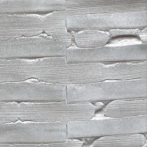 Materia Silver Wallcovering | Artmura