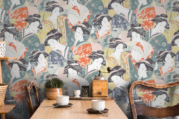Matsuyama - 1 Multi By Gaston Y Daniela | Gaston Origen Dos | Chinoiserie Novelty Wallcovering Print