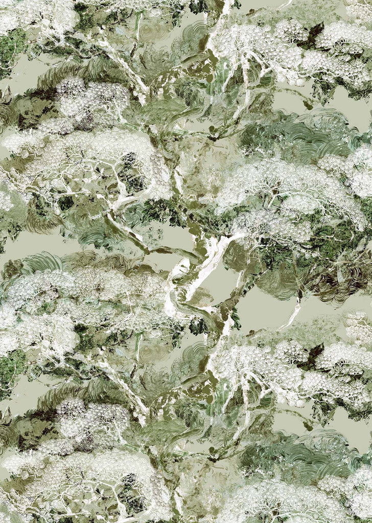 Matzu Tree Linen Sage Smirch