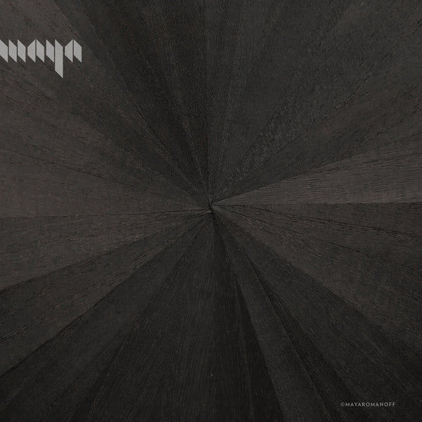 Ajiro Sunburst Ebony Luster - Charcoal Natural Wallcovering | Maya Romanoff