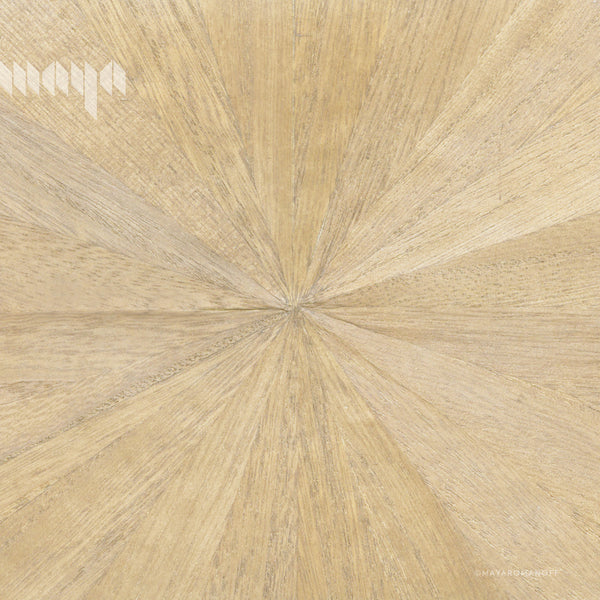 Ajiro Sunburst Maple - Beige Wallcovering | Maya Romanoff