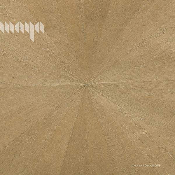 Ajiro Sunburst Oak Luster - Beige Natural Wallcovering | Maya Romanoff