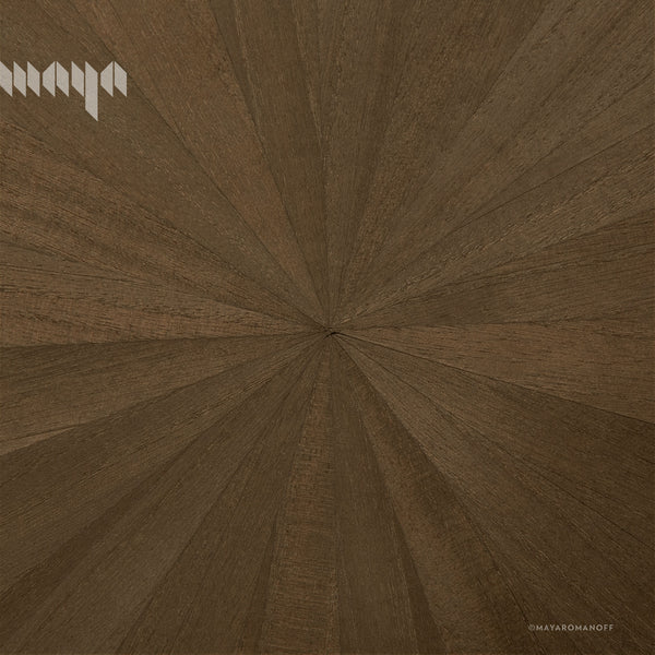 Ajiro Sunburst Cacao - Dark Brown Wallcovering | Maya Romanoff
