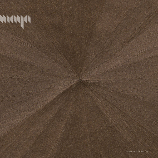 Ajiro Sunburst Cacao Luster - Dark Brown Natural Wallcovering | Maya Romanoff