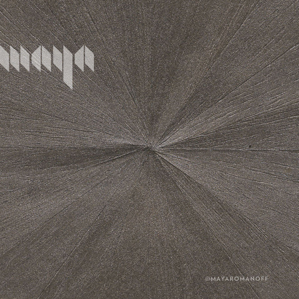 Ajiro Sunburst Ash Luster - Dark Gray Wallcovering | Maya Romanoff