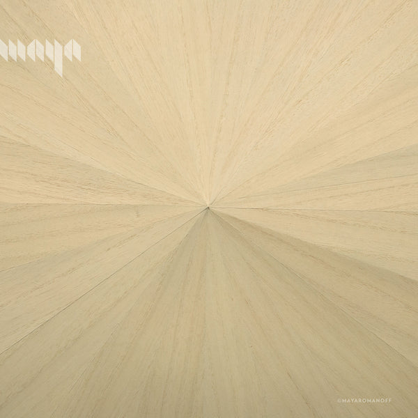 Ajiro Sunburst Bamboo - Pale Beige Wallcovering | Maya Romanoff