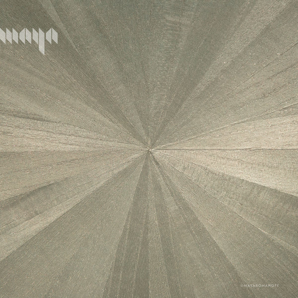 Ajiro Sunburst Polished Silver Birch Luster - Silver Natural Wallcovering | Maya Romanoff