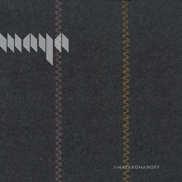 Blanket Zig Zag by David Rockwell - Heathered Charcoal / Olive | Maya Romanoff