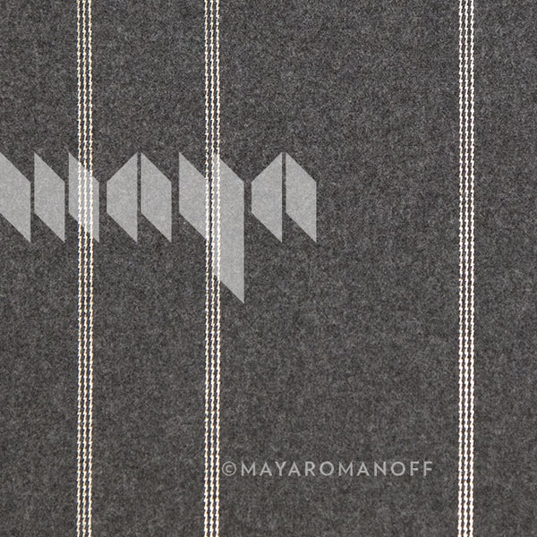 Cozy Bundle Up - Dark Grey Flannel/ Platinum | Maya Romanoff