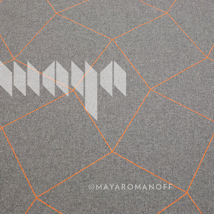 Cozy Day Dreamer - Grey Fleece/Orange | Maya Romanoff