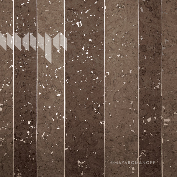 Porto Lino Labrusca Linen - Dark Brown Wallcovering | Maya Romanoff