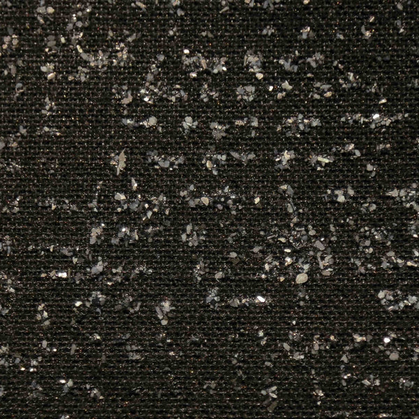Shimmering Burlap - Silver Onyx | Maya Romanoff