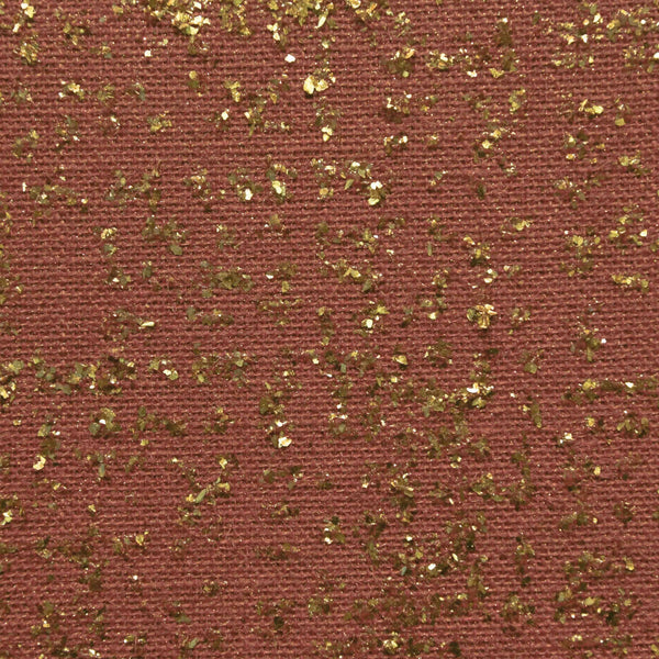 Shimmering Burlap - Gilded Vermillion | Maya Romanoff
