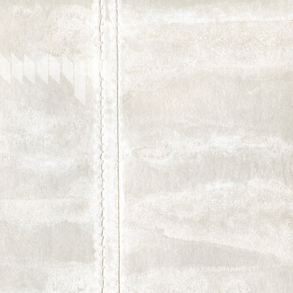 Stitched Horizontal by David Rockwell - Metallic White | Maya Romanoff