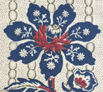 Mccallum Floral Stripe, New Navy Red Brown on Tint