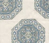 Celeste/Blue on Cream Linen