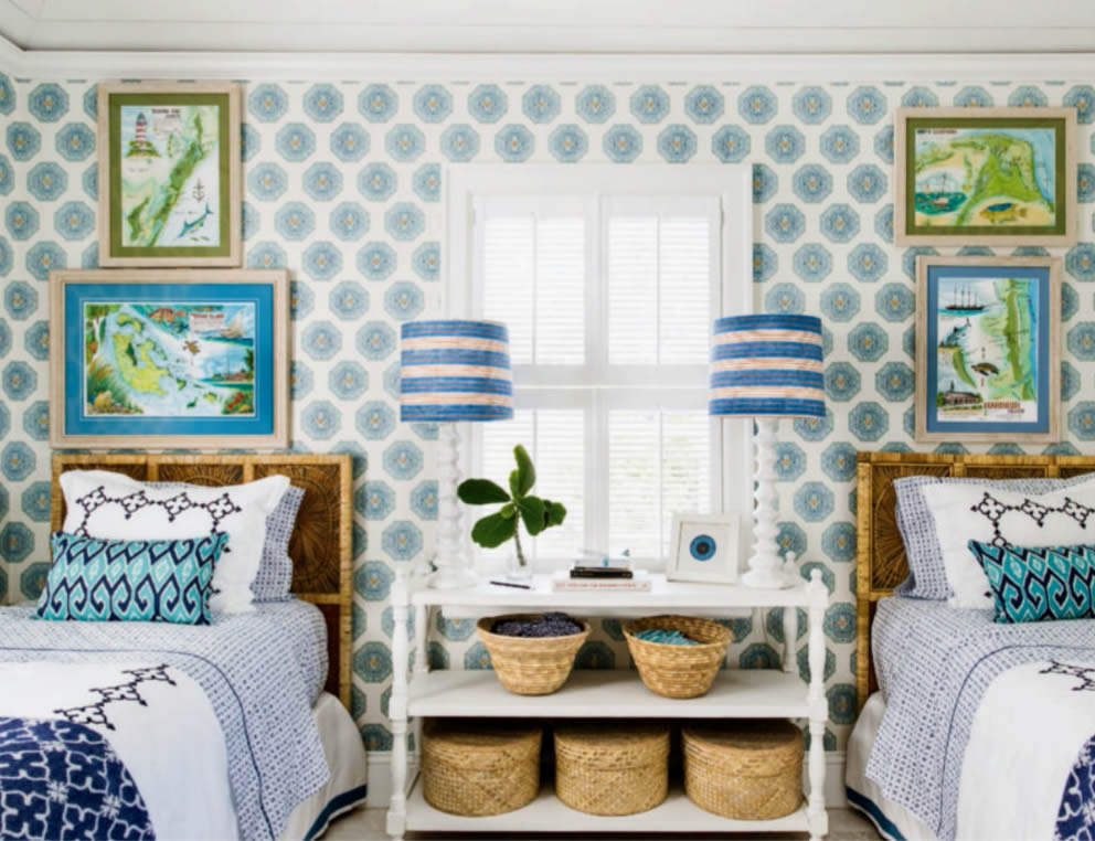 Room setting — Amanda Lindroth · Coastal Living, February 2016