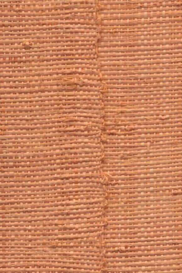 Farini Raffia Tangerine Wallpaper | Arte Europe