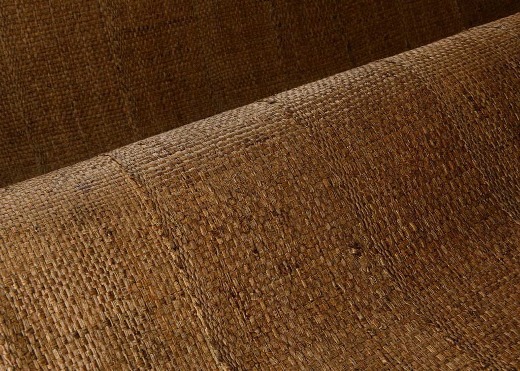 Farini Raffia Ochre Wallpaper | Arte Europe
