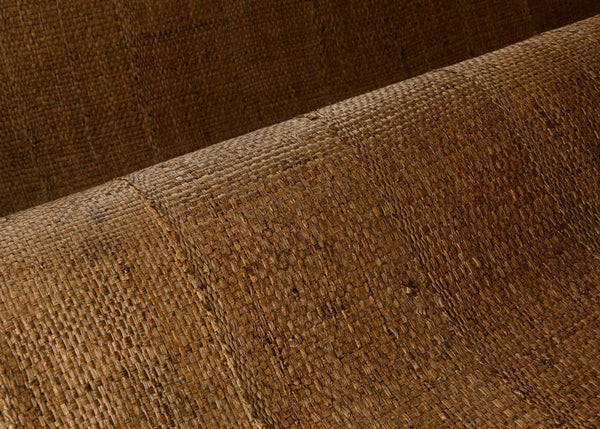 Farini Raffia Ochre Wallpaper | Arte Europe