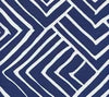 New Navy on White Linen