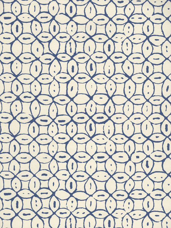 Melong Batik New Navy on Off White Screen Printed | China Seas