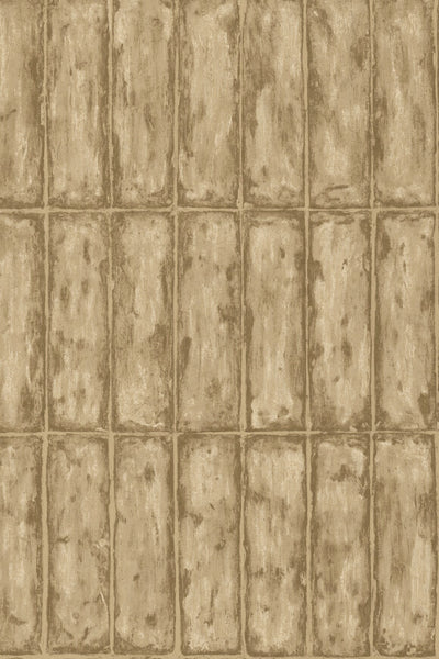 Chalk Stone Foil Inca Gold Wallpaper | Arte Europe