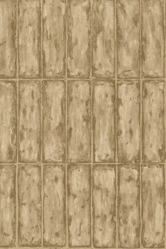 Chalk Stone Foil Inca Gold Wallpaper | Arte Europe