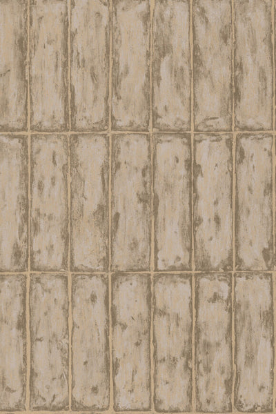 Chalk Stone Foil Olive Gold Wallpaper | Arte Europe