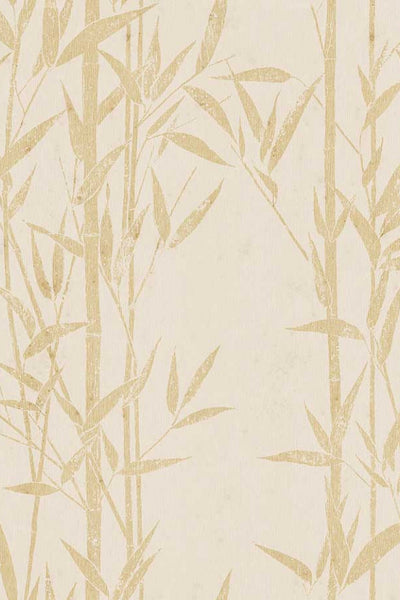 Natura Metallic Bamboo  Wallpaper | Arte Europe
