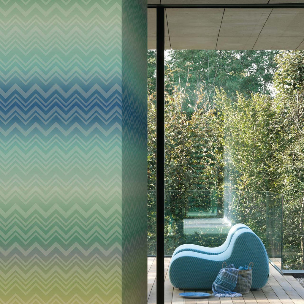 Zig Zag Sfumato Blue