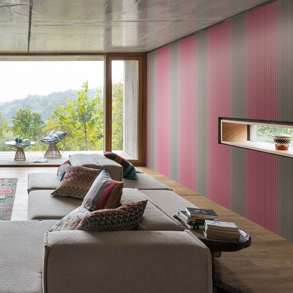 Vertical Stripe Grey