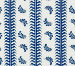 Montclair Stripe, New Navy on White Linen