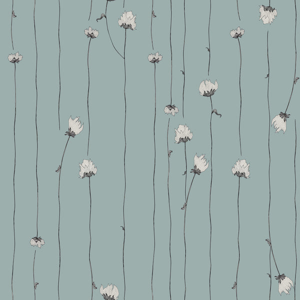 Mountain Rose Peace | Poppy Print Studio Wallcovering