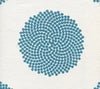 Turquoise on Ivory