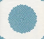 Turquoise on Ivory