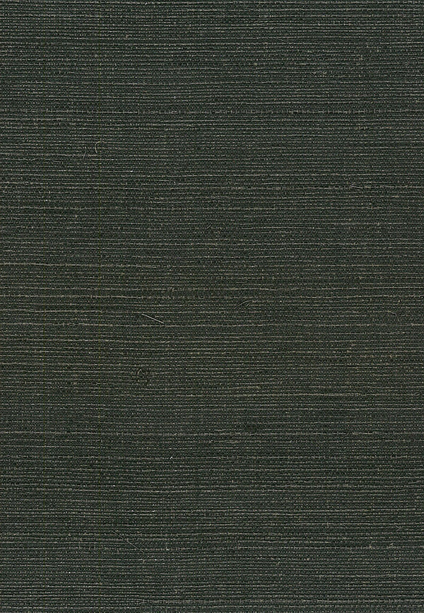 Sisal Contemporary Grasscloth - Black | Architectural Wallcoverings
