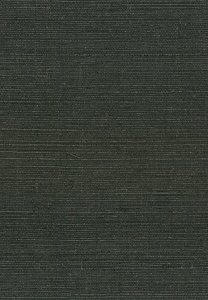 Malibu Sisal Wallpaper - Contemporary Grasscloth - Black | Malibu Wallpaper