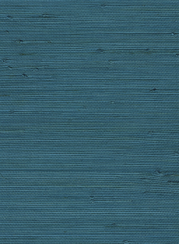 Jute Contemporary Grasscloth - Blue | Architectural Wallcoverings
