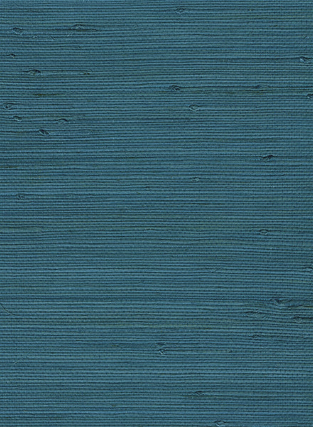 Malibu Jute Wallpaper - Contemporary Grasscloth - Blue | Malibu Wallpaper