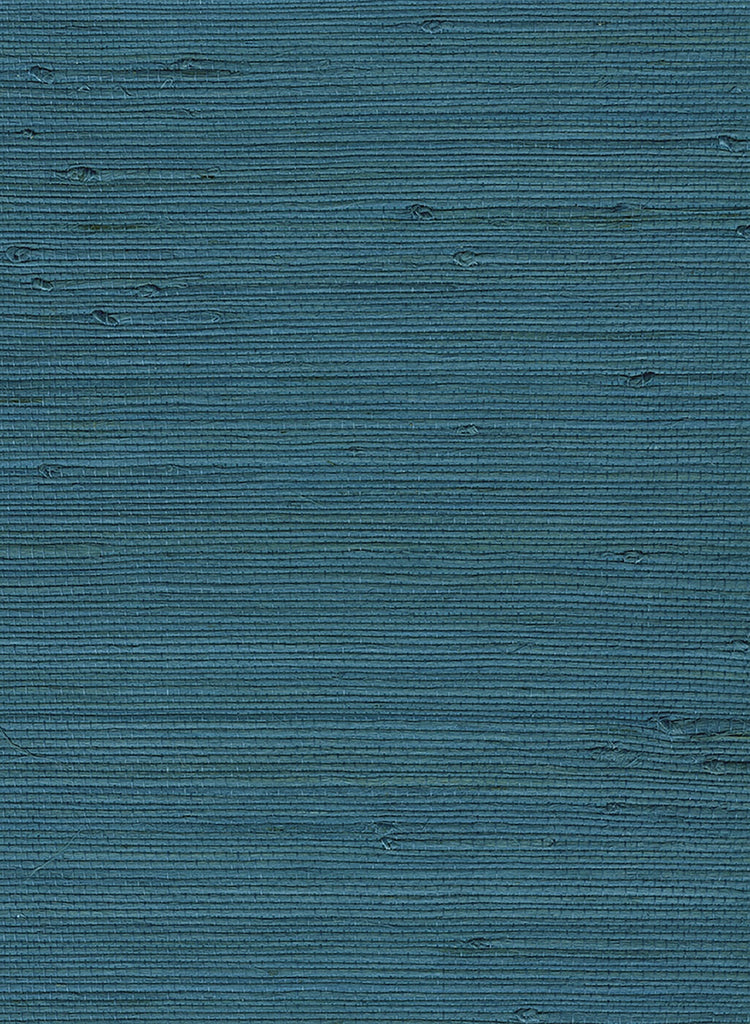 Malibu Jute Wallpaper - Contemporary Grasscloth - Blue | Malibu Wallpaper
