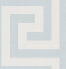 Malibu Vogue Wallpaper - Mid Century Geometric - Baby Blue and Off-White | Malibu Wallpaper