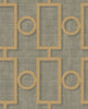 Malibu Adorn Geo Wallpaper - Mid Century Geometric - Metallic Gold and Platinum | Malibu Wallpaper