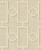 Malibu Adorn Geo Wallpaper - Mid Century Geometric - Tan and Off-White | Malibu Wallpaper