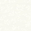 Malibu Couture Wallpaper - Mid Century Botanical - Metallic Silver and Off-White | Malibu Wallpaper