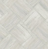 Malibu Masquerade Weave Wallpaper - Mid Century Geometric - Greige and Off-White | Malibu Wallpaper