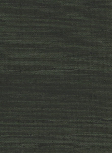 Malibu Jute Wallpaper - Contemporary Grasscloth - Black | Malibu Wallpaper