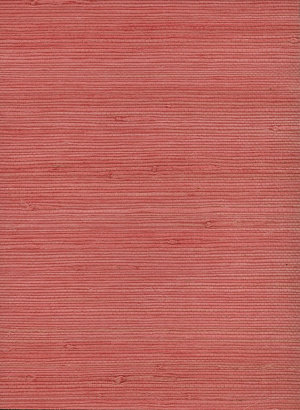 Jute Contemporary Grasscloth - Pink | Architectural Wallcoverings