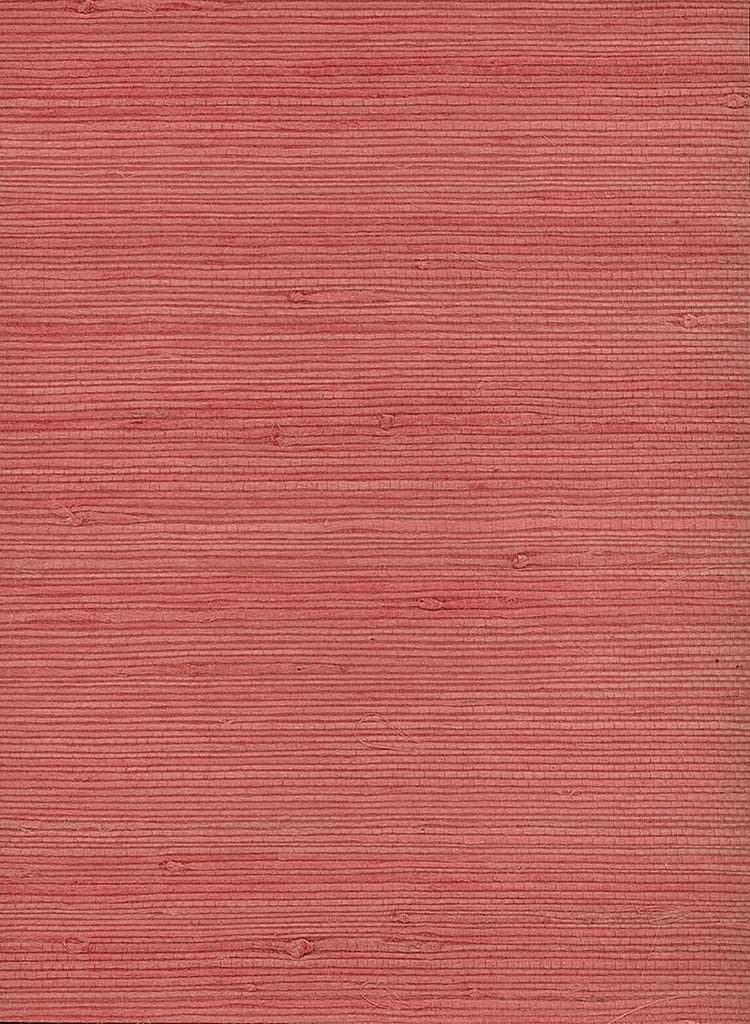 Malibu Jute Wallpaper - Contemporary Grasscloth - Pink | Malibu Wallpaper