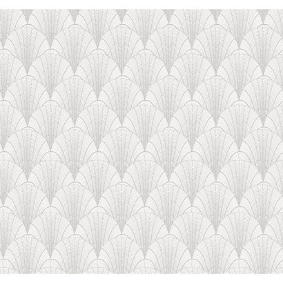 Scalloped Pearls Wallpaper | Jeffrey Stevens